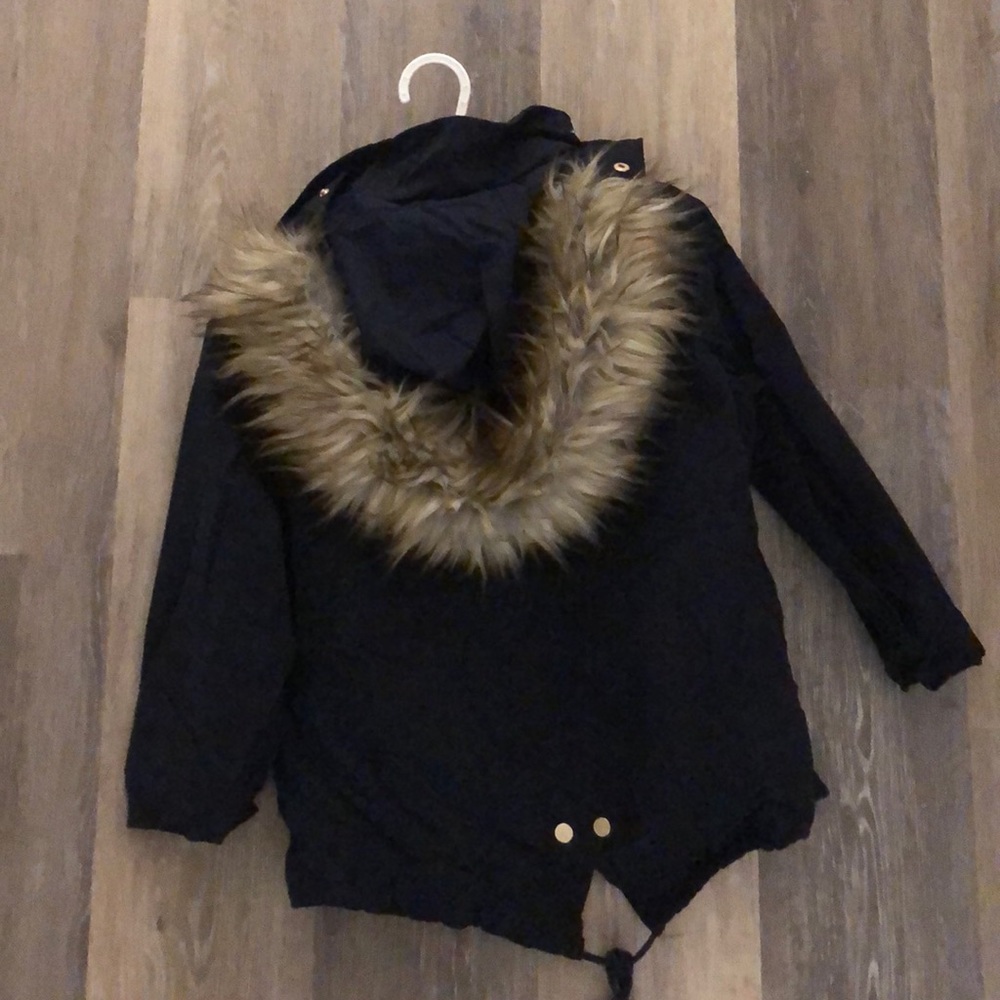 Dark blue utility jacket from ZARA